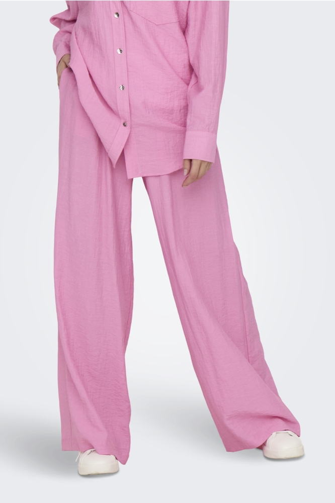 ONLTANIA LIFE HW PULL-UP PANT WVN 15340686 FUCHSIA PINK